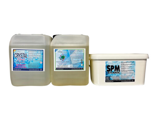 worldofclean kennismakingspakket spm atlantic breeze, m-power en crystal rinse