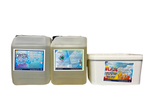 worldofclean kennismakingspakket blaze, m-power en crystal rinse